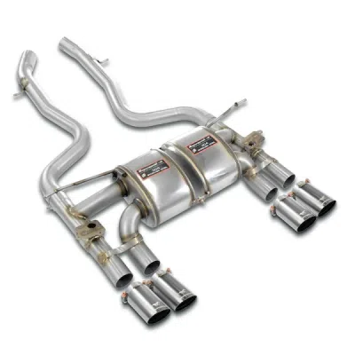 Rear muffler package Supersprint 989660