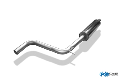 VW Polo AW1 front silencer
