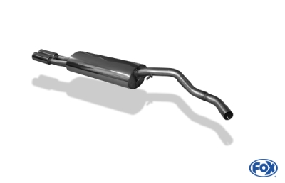 FOX Nerezový výfuk | Zadní tlumič - Volkswagen Golf IV, 2.3 V5, 1997-2006, VW053102-068