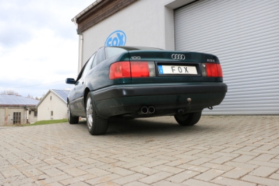Audi 100/A6 Typ C3/C4 Frontantrieb koncový tlumič výfuku - 2x76 typ FOX AU070022-008