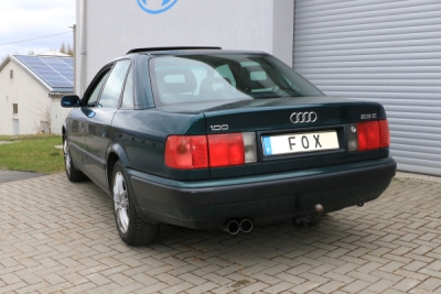 Audi 100/A6 Typ C3/C4 Frontantrieb koncový tlumič výfuku - 2x76 typ FOX AU070022-008