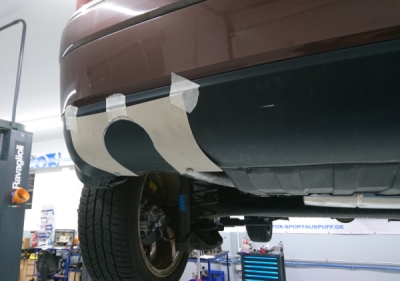 Audi A2 - šablona pro ovál 115x85mm Dodáváno s potiskem na papíře FOX AU040000-S2