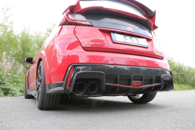 Honda Civic IX Type R final silencer exit right/left  - 2x10