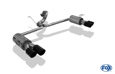 Honda Civic IX Type R final silencer exit right/left  - 2x10