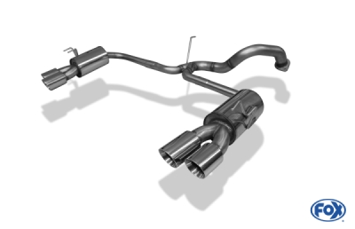 Honda Civic IX Type R final silencer exit right/left  - 2x10