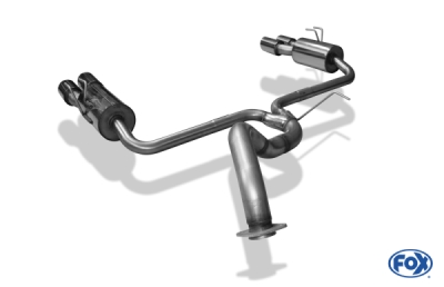 Honda Civic IX Type R final silencer exit right/left  - 2x10