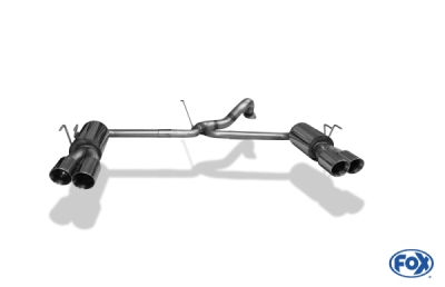 Honda Civic IX Type R final silencer exit right/left  - 2x10