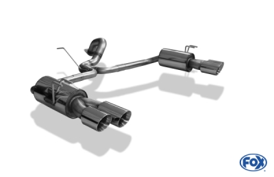 Honda Civic IX Type R final silencer exit right/left  - 2x10