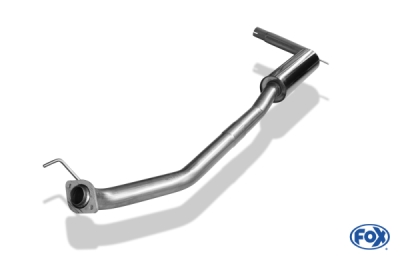 Honda Civic IX Hatchback front silencer