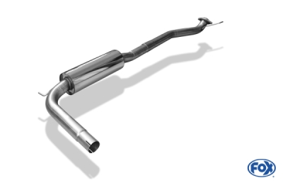 Honda Civic IX Hatchback front silencer
