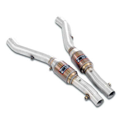Front Metallic catalytic converter 100CPSi Right - Left Supersprint 046702