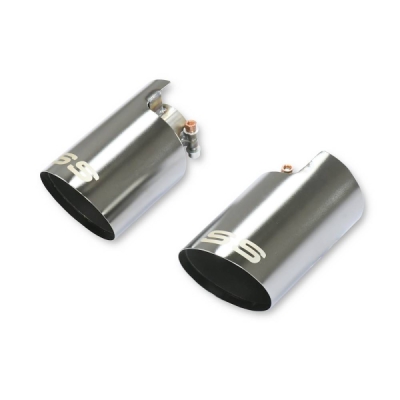 Sada koncovek výfuku "Race-Gun Metal Grey", pravá ∅100 mm - levá ∅100 mm Supersprint 816074