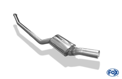 Audi Urquattro přední tlumič výfuku Ø70 mm FOX AU010040-VSD