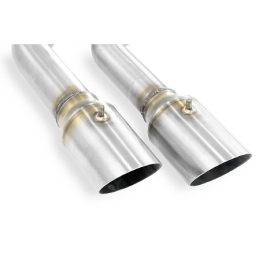Rear exhaust with valve Right - Left for the Stock end tips Supersprint 832834