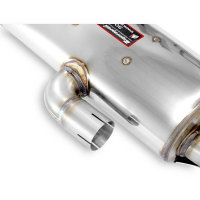 Rear exhaust with valve Right - Left for the Stock end tips Supersprint 832834