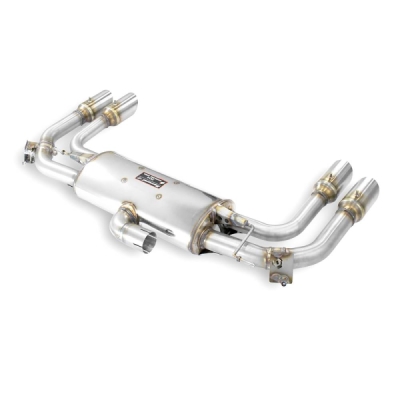 Rear exhaust with valve Right - Left for the Stock end tips Supersprint 832824