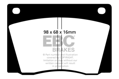 EBC sada brzd PD01KF | destičky Greenstuff & kotouče Standard přední PD01KF148