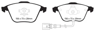 EBC sada brzd PD40K | destičky Ultimax & kotouče Standard PD40K168