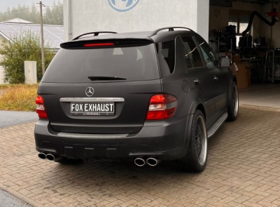 Mercedes třídy M typ W164 koncový tlumič pravý/levý - 2x115 FOX MB061004-747