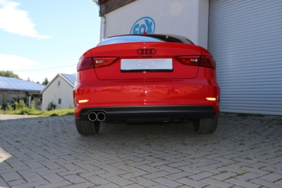 Audi A3 - 8V Limousine "mit S-Line" final silencer - 2x80 ty
