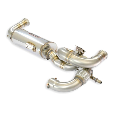 Rear exhaust "Race" right - left with valve Supersprint 443254