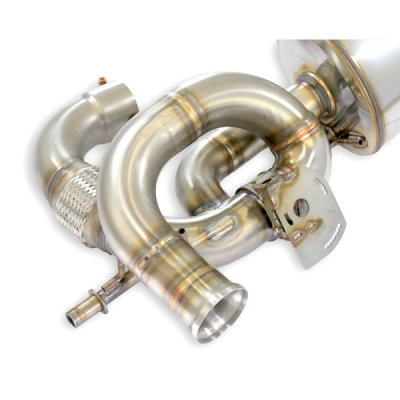 Rear exhaust "Race" right - left with valve Supersprint 443254