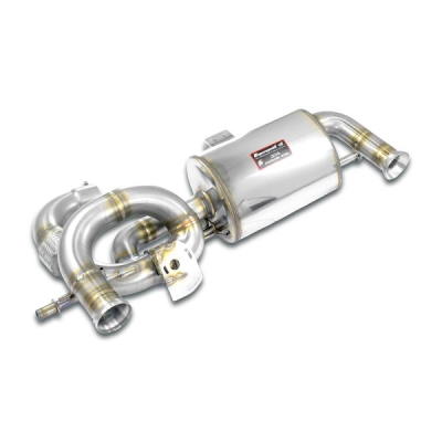Rear exhaust "Race" right - left with valve Supersprint 443254