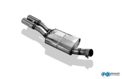 Audi A4 B5 - Frontantrieb koncový tlumič výfuku - 2x80 typ 10 FOX AU060132-010