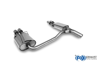 Ford Mondeo IV Notchback 2,5l final silencer right/left - 2x