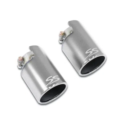 Sada koncovek výfuku, pravá ∅100 mm "Gun Metal Grey" Supersprint 247056