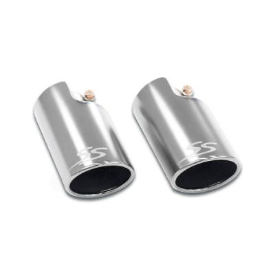 Sada koncovek výfuku, levá ∅100 mm "Gun Metal Grey" Supersprint 247076