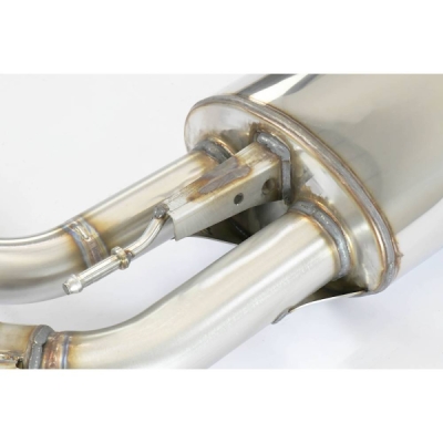 Rear exhaust with valve Right - Left for the Stock end tips Supersprint 832834