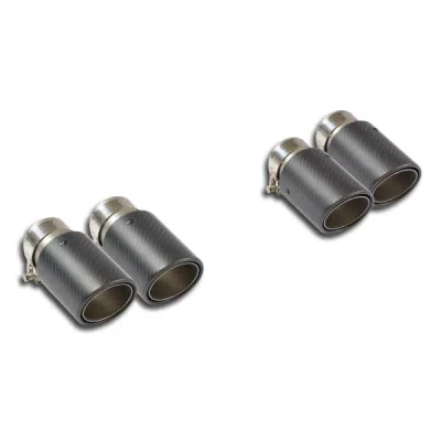 Endpipe kit Right OO100 - Left OO100 carbon Supersprint 756586
