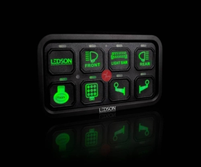 Dálkový ovladač Ledson Commander8 Gen2, 12/24V do auta a kamionu, bluetooth, programovatelný