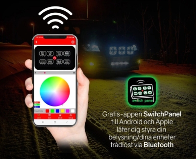 Dálkový ovladač Ledson Commander8 Gen2, 12/24V do auta a kamionu, bluetooth, programovatelný