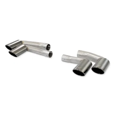 Endpipe kit Right 100x75 - Left 100x75 "Gun Metal Grey" Supersprint 249247