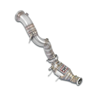 Downpipe kit Right with secondary catalytic (Deletes the Pre-kat) Supersprint 725661