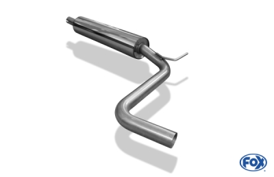 Seat Leon 5F ST - Starre Hinterachse Front silencer