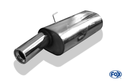 FOX Nerezový výfuk | Zadní tlumič - Peugeot 106 I/II , 1.6i, 1991-2004, CI070011-071