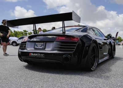 Audi R8 V10 Plus (2013-2015) Titanový sportovní výfuk s technologií Sound Architect™ QUICKSILVER AU387A-1