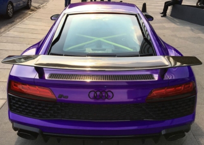 Audi R8 V10 (bez OPF, MY2020 a novější, spec. USA) Titanový sportovní výfuk s technologií Sound Architect™ QUICKSILVER AU400A