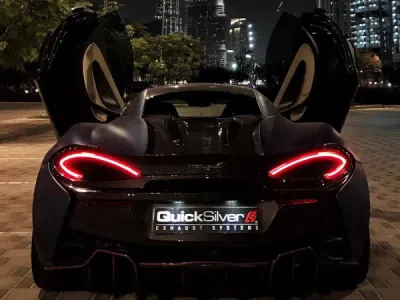 McLaren 540C (2016 a novější) Výfuk se sportovním designem z nerezové oceli a keramickým povrchem QUICKSILVER ML540S