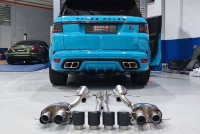 Range Rover Sport SVR (2018-2022) Sportovní výfuk s technologií Sound Architect™ QUICKSILVER LR486S