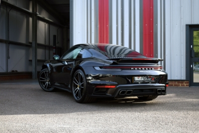 Porsche 911 Turbo a Turbo S 992 (2019 a novější) Titanový sportovní výfuk s technologií Sound Architect™ QUICKSILVER PS994T