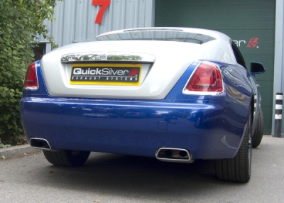 Rolls Royce Ghost (2011-2021) Sportovní koncové tlumiče výfuku, QUICKSILVER RS762S