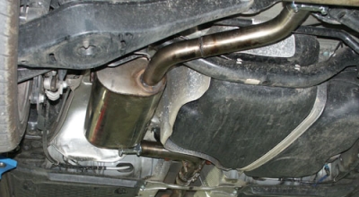 FOX Nerezový výfuk | Středový tlumič - Seat Leon (1P), 2.0 TDi, 2005-2012, SE041000-MSD