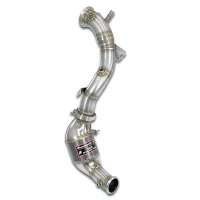 Downpipe Left + Metallic catalytic converter(Replaces pre-catalytic converter + GPF)With bungs for the pressure sensor / EGT Supersprint 725981
