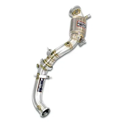 Downpipe Left + Metallic pre-catalytic converter(Replaces 2°catalytic converter + GPF)With bungs for the pressure sensor / EGT Supersprint 725941