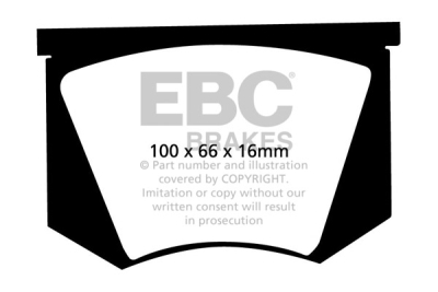 EBC sada brzd PD01KF | destičky Greenstuff & kotouče Standard přední PD01KF1956
