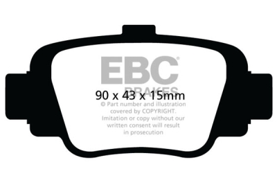 EBC sada brzd PD40K | destičky Ultimax & kotouče Standard PD40K2701